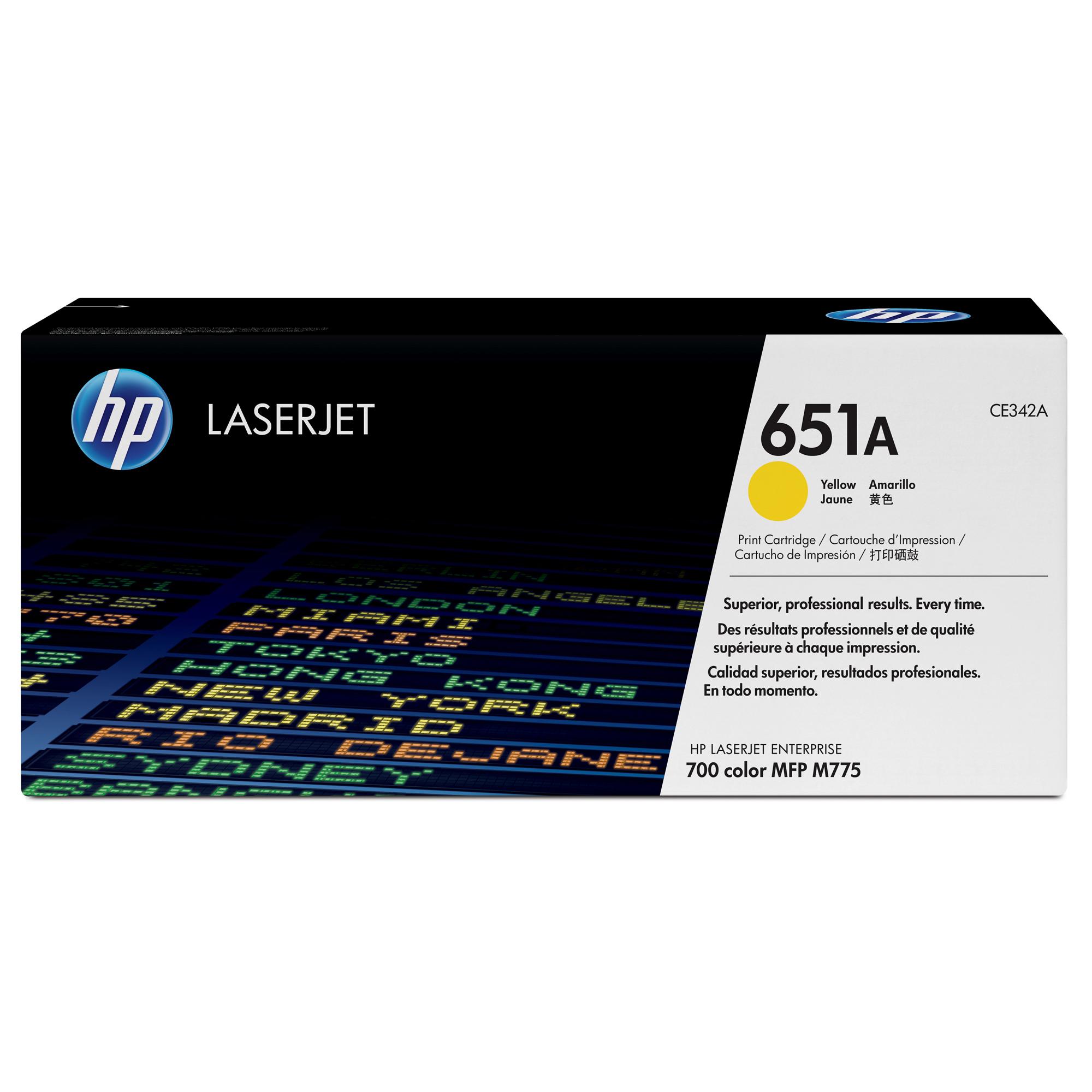 Hp - Toner originale - 651A - Giallo …